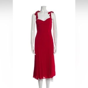 Gorgeous red Reformation dress